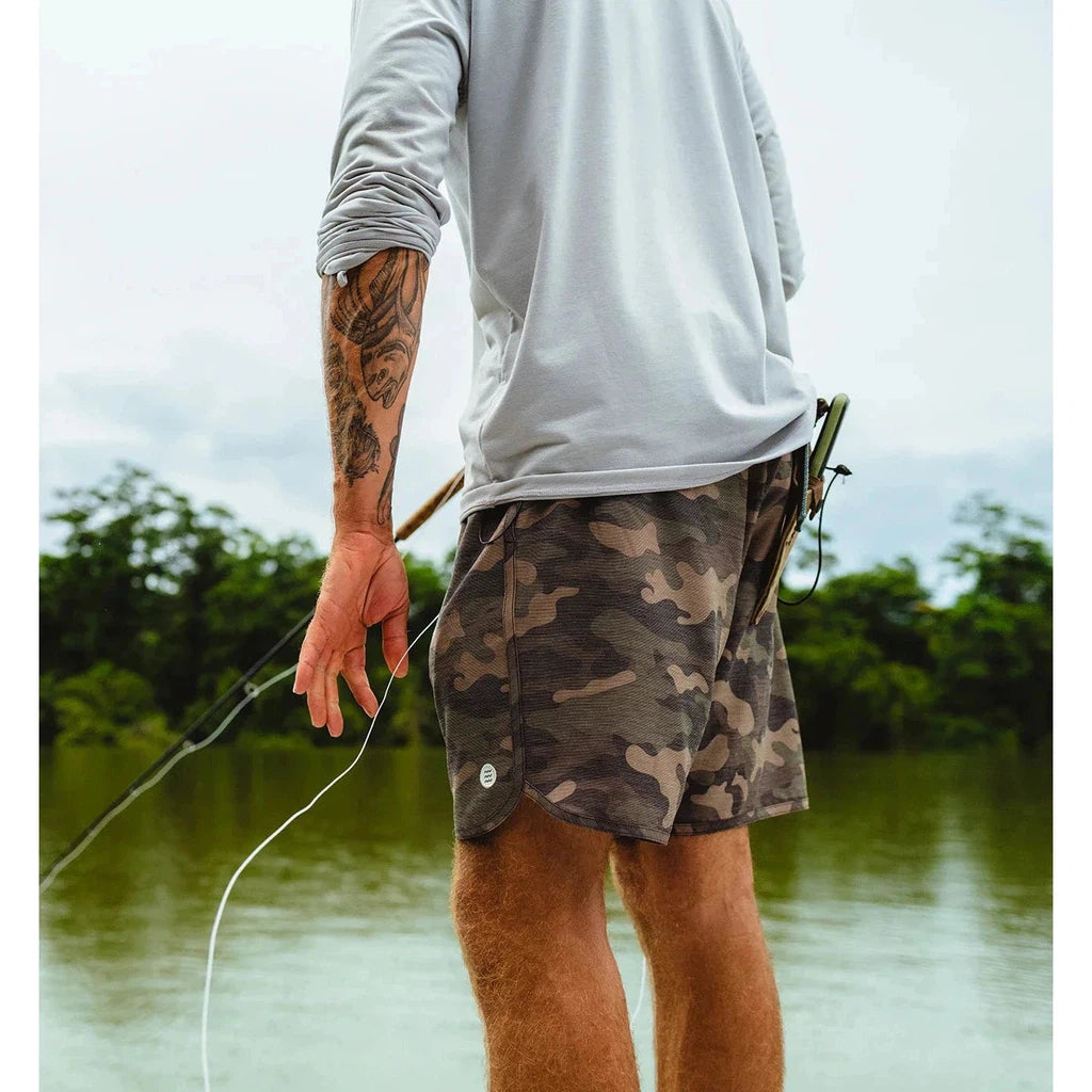Men's Reverb Short - Woodland Camo Print