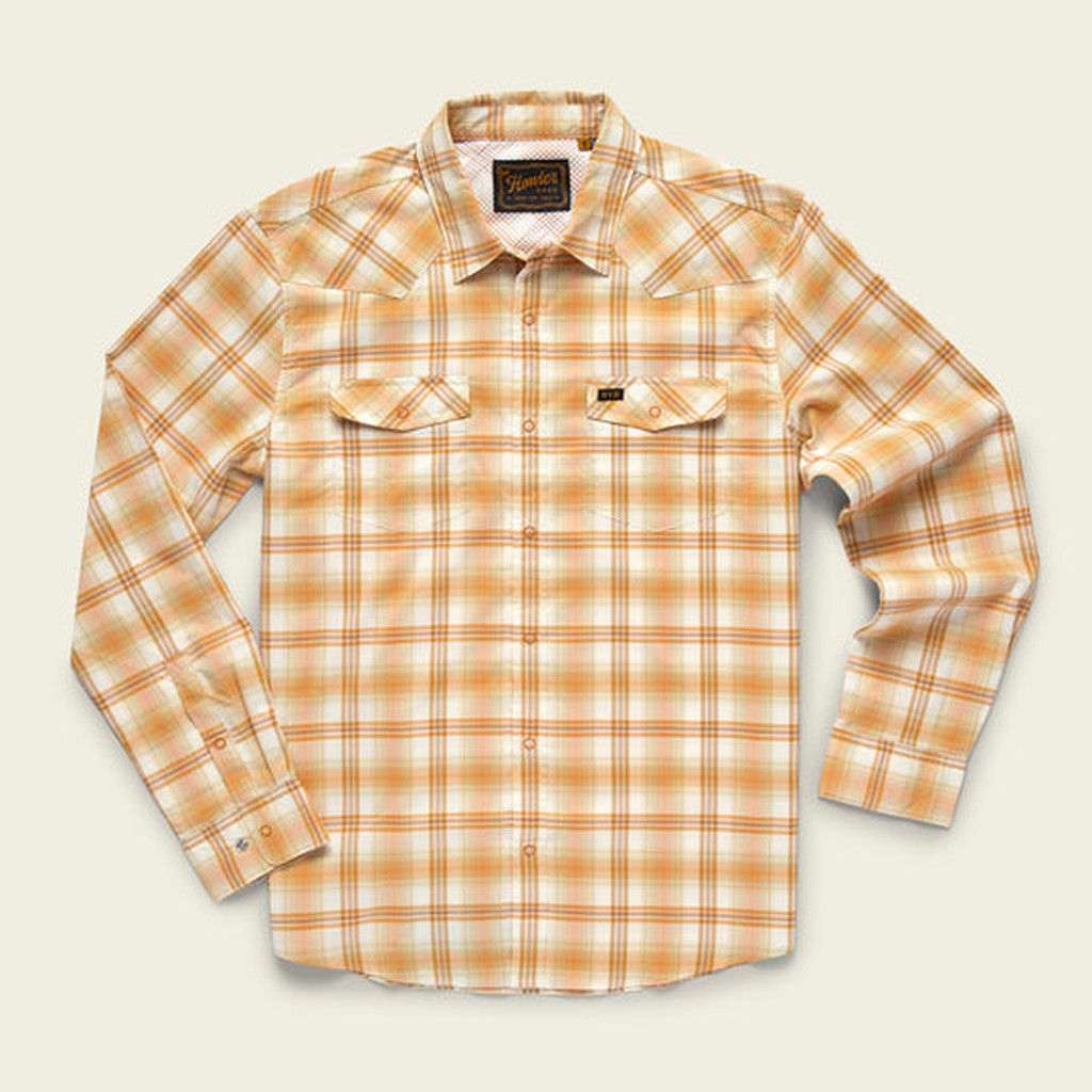 H Bar B Tech Longsleeve - Leon Plaid : Home Team