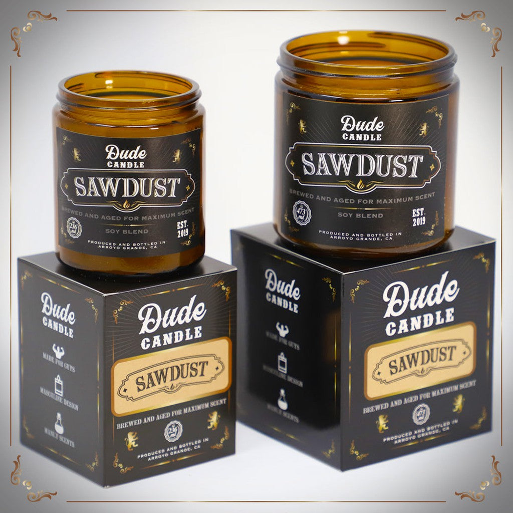 Sawdust Candle