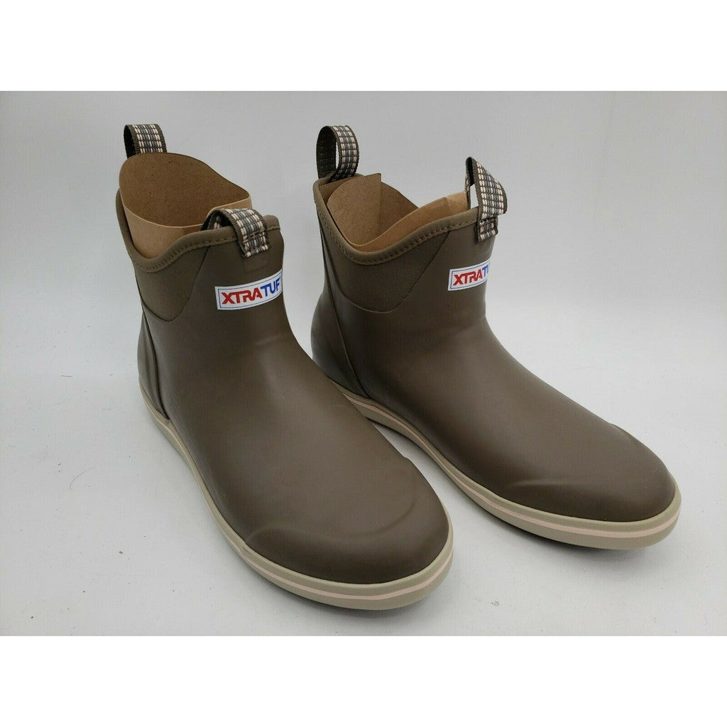 WOMEN'S 6 IN ANKLE DECK BOOT - TAUPE