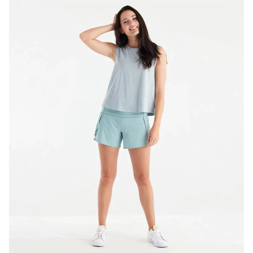 Women's Bamboo-Lined Breeze Short - Sea Glass