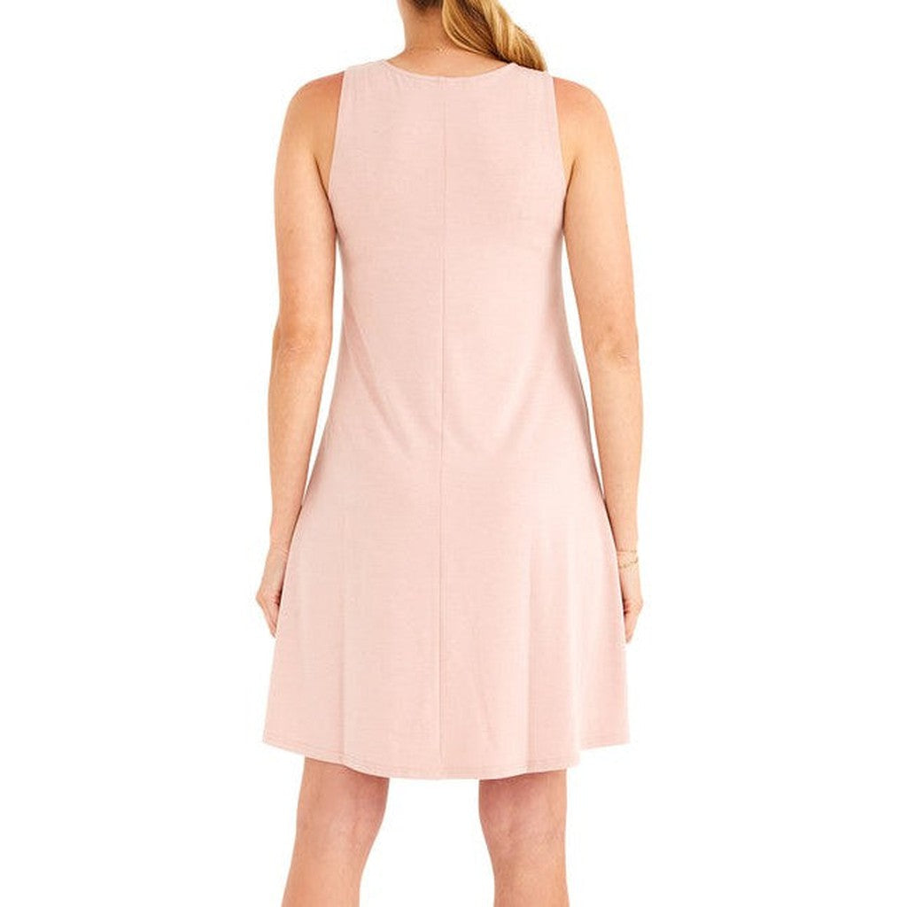 Women's Bamboo Flex Dress - Heather Harbor Pink