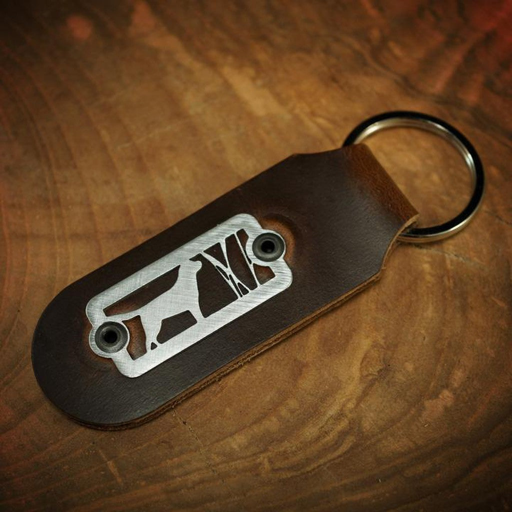 Good Dog - Labrador Retriever Key Fob - Horween Brown