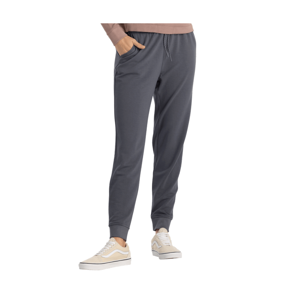 Women's Bamboo Lightweight Fleece Jogger - Storm Cloud