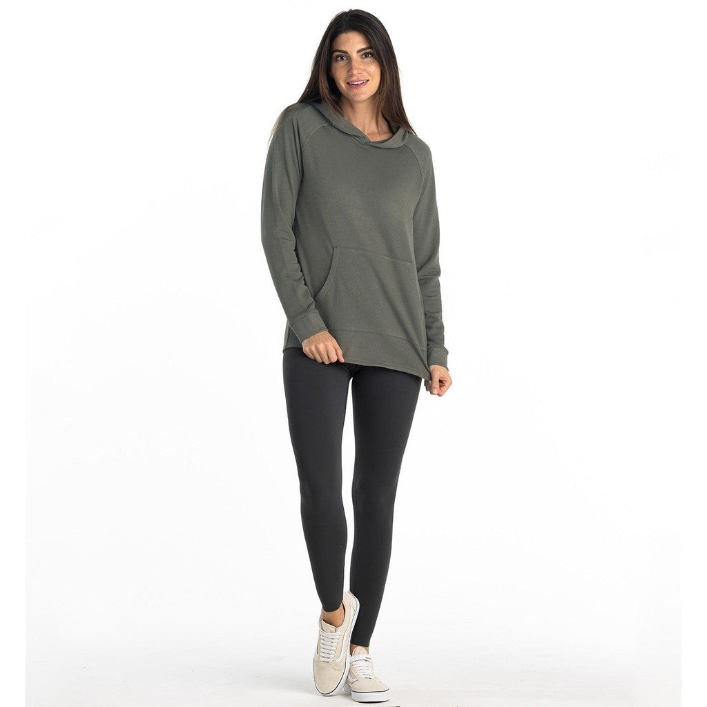 Women's Bamboo Lightweight Fleece Hoody - Fatigue
