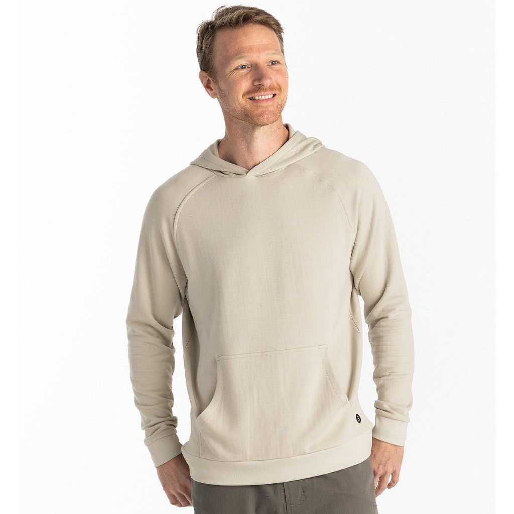 Men's Bamboo Lightweight Fleece Hoody - Sandstone