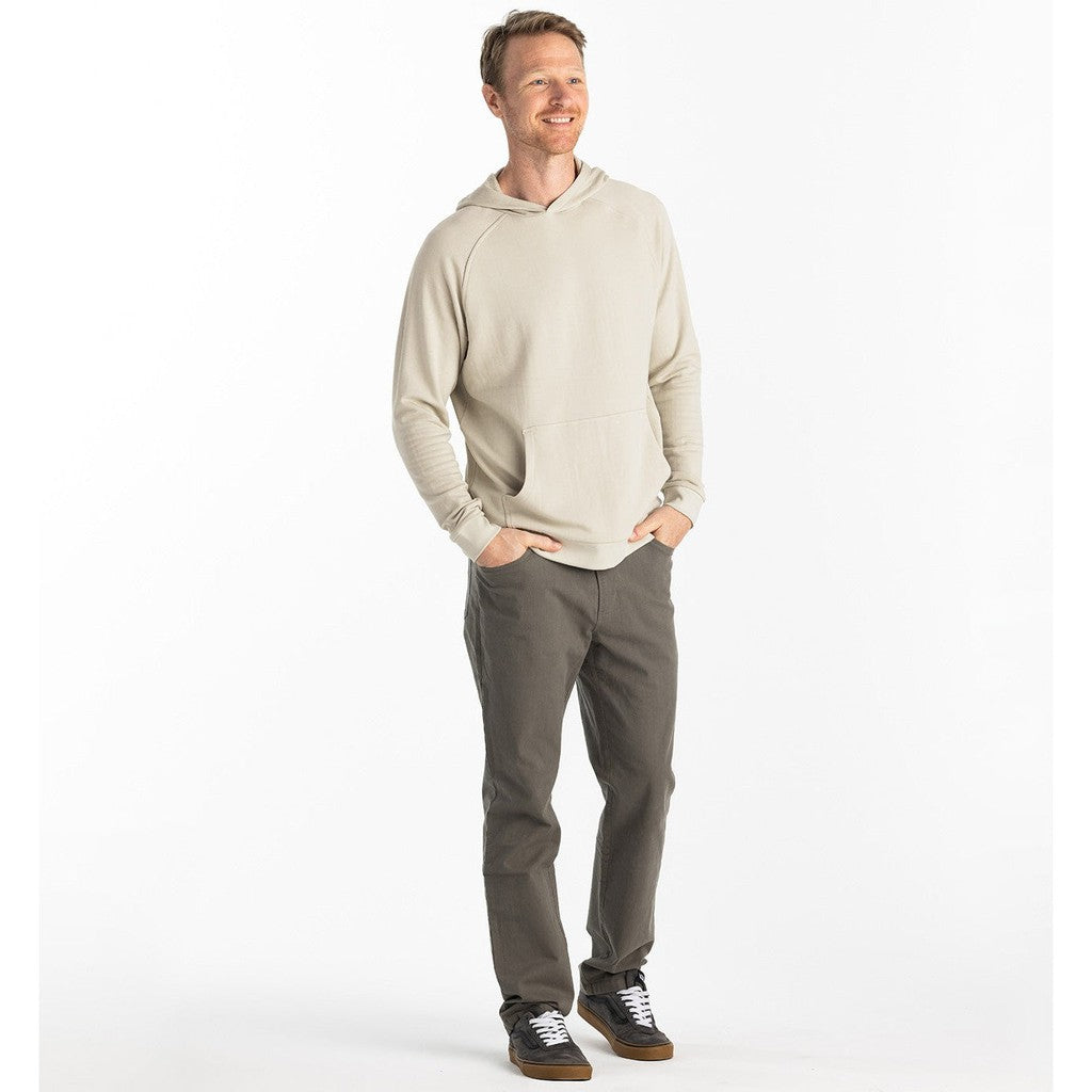 Men's Bamboo Lightweight Fleece Hoody - Sandstone