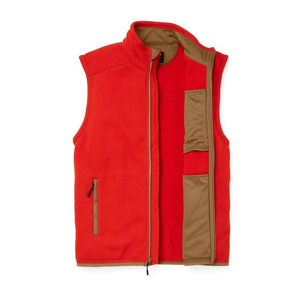 Ridgeway Fleece Vest - Steelhead Red