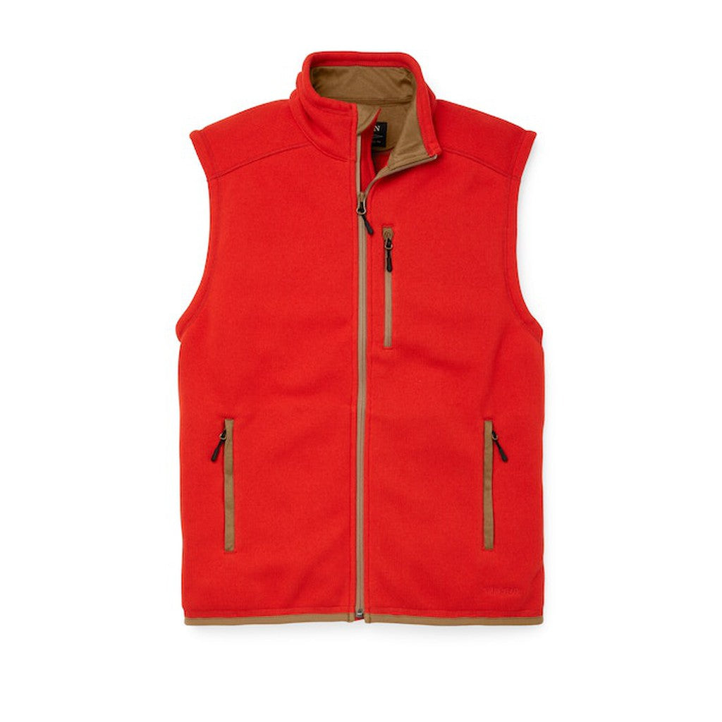 Ridgeway Fleece Vest - Steelhead Red
