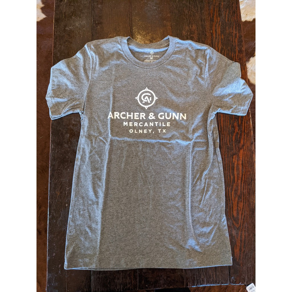 Archer & Gunn - Store Front Short Sleeve T - Heather Gray