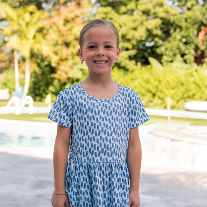 Youth Moxie Dress - Bluebonnet