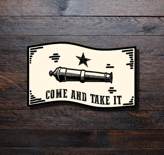 Come and Take It Flag Sticker | The Battle of Gonzales