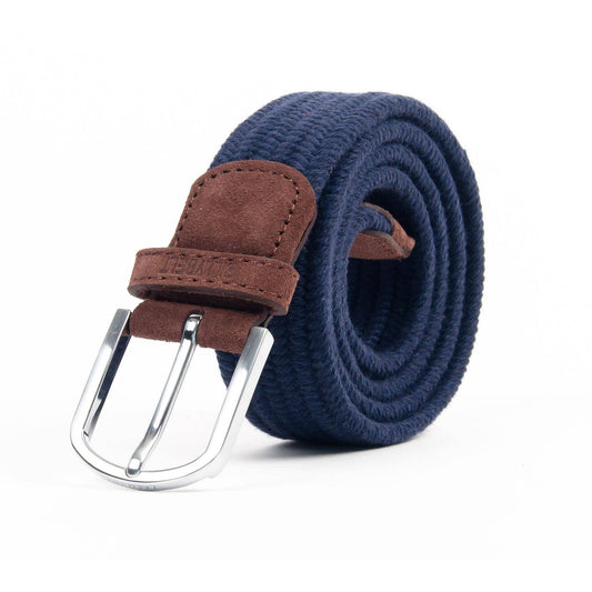 Royal Blue Club Elastic Woven Belt: Size 1