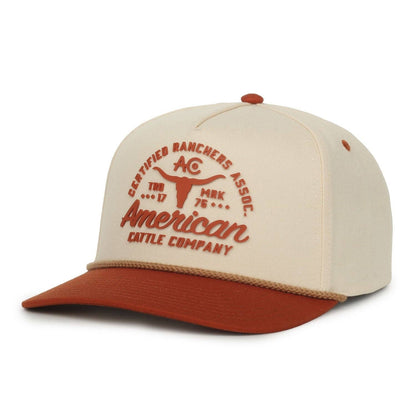 Certified Ranchers Association Hat: White/Khaki