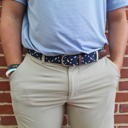 The Vail Woven Elastic Stretch Belt: Large