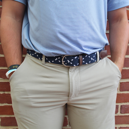 The Vail Woven Elastic Stretch Belt: Large