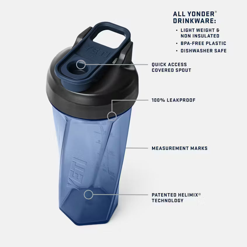 Yonder® 27 oz Shaker Bottle WITH HELIMIX® TECHNOLOGY