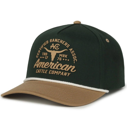 Certified Ranchers Association Hat: White/Khaki