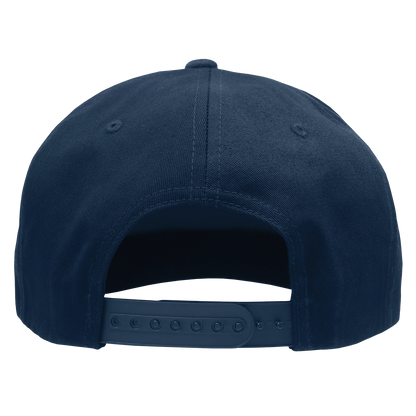 Decky 1041 - Classic Flat Bill Golf Hat with Rope, Snapback: Black