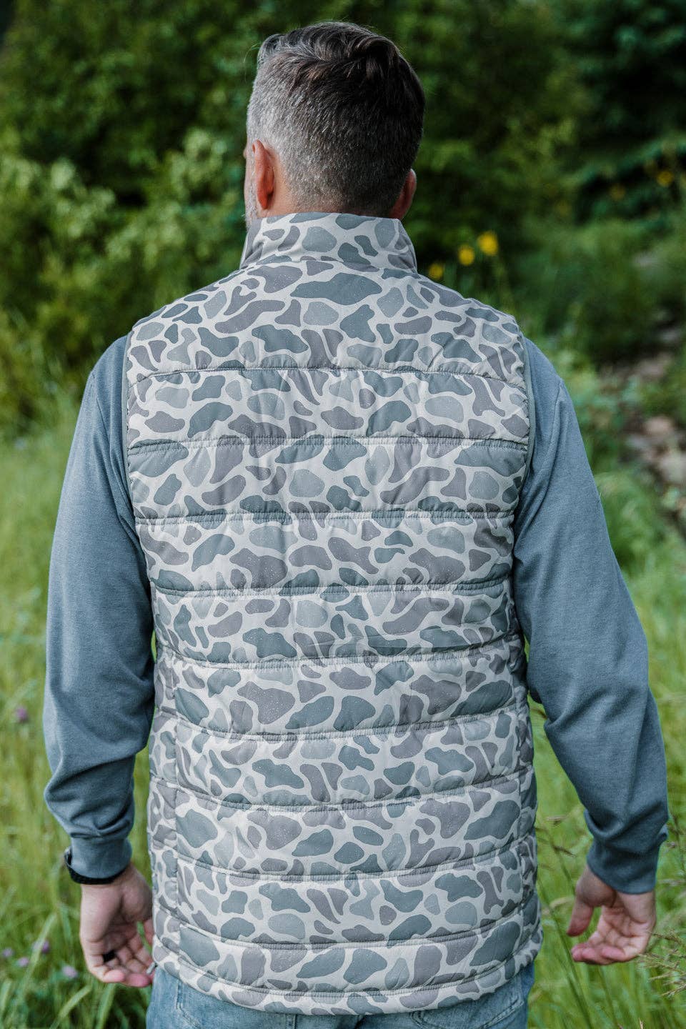 Puffer Vest - Classic Deer Camo: Large