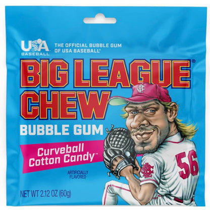 Nostalgic “Curveball Cotton Candy” Big League Chew Est.1980