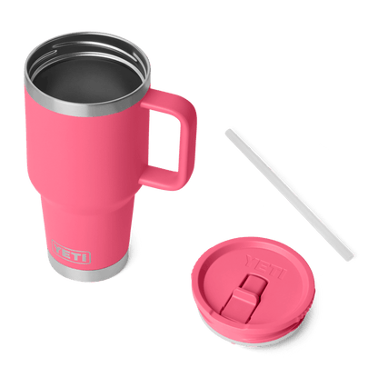 RAMBLER® 30 OZ TRAVEL STRAW MUG WITH COLOR-MATCHED STRAW LID