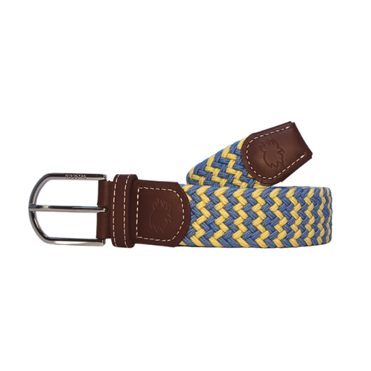 The Fairhope Woven Elastic Stretch Belt: Large