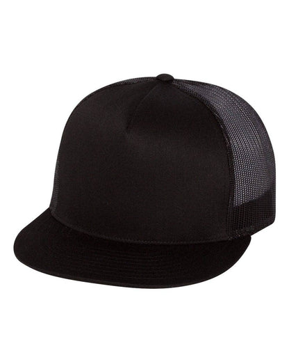 YP Classics®, Yupoong 6006 - Flat Bill Trucker Cap - 6006: White