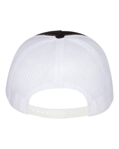 YP Classics®, Yupoong 6006 - Flat Bill Trucker Cap - 6006: White