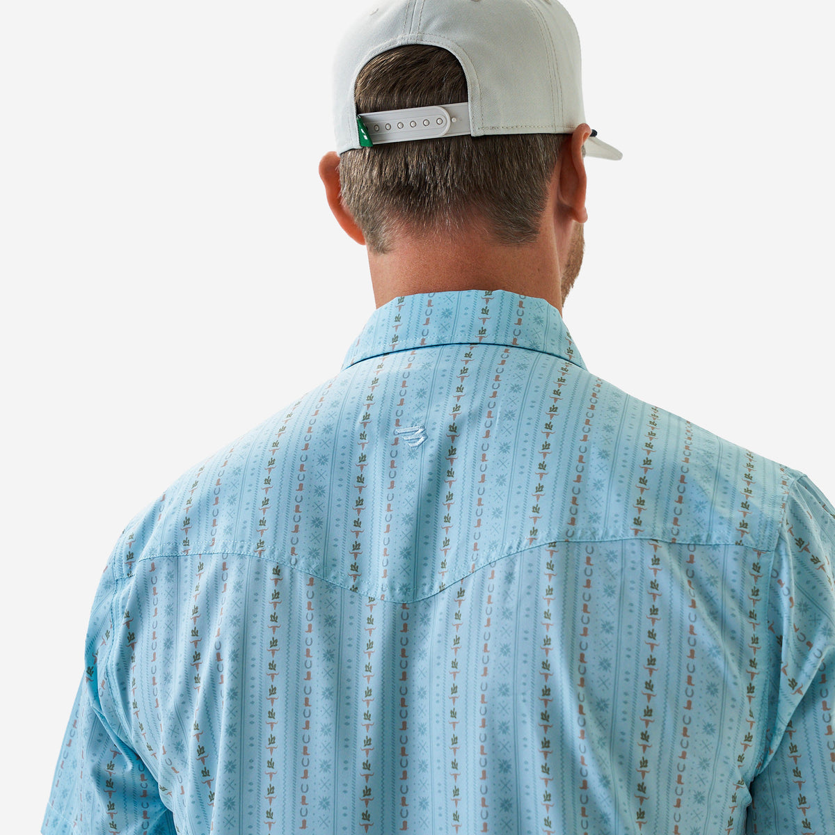 Performance Western Shirt - BURLEBO Ranch - Blue Jean