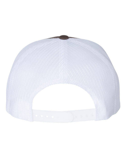YP Classics®, Yupoong 6006 - Flat Bill Trucker Cap - 6006: White