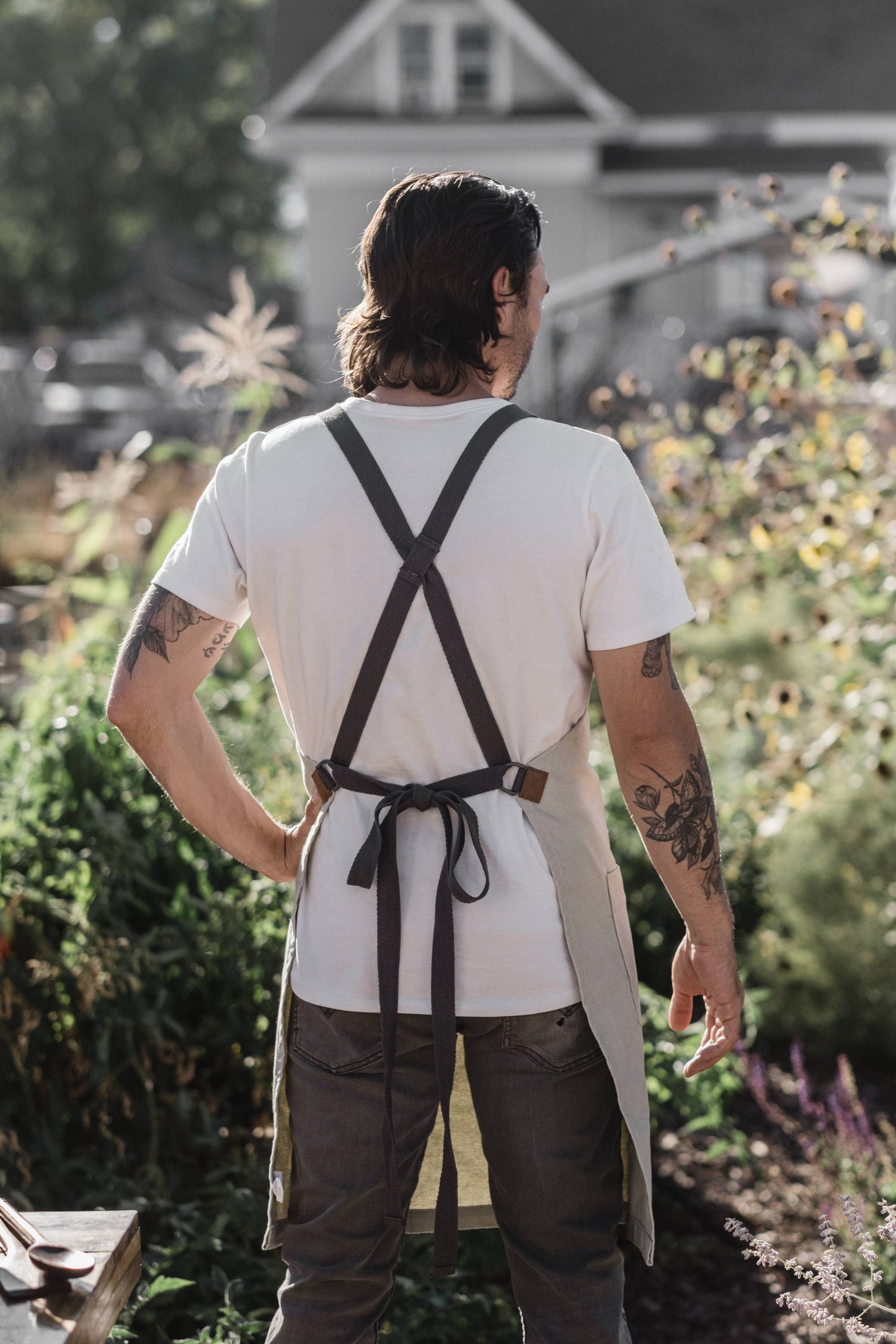 Chef Grilling Apron: Stone
