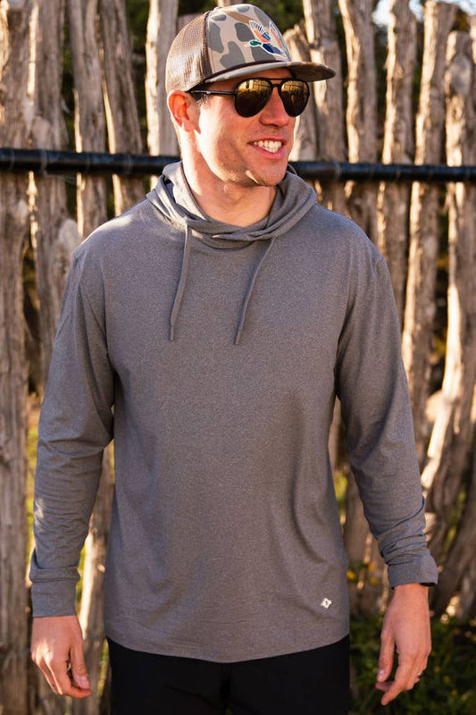 Performance Hoodie - Dark Heather Grey: Dark Heather Grey