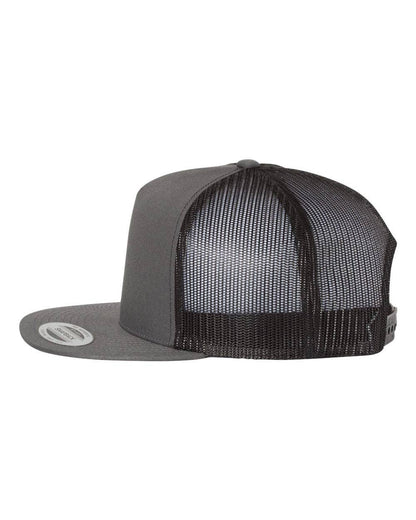 YP Classics®, Yupoong 6006 - Flat Bill Trucker Cap - 6006: White