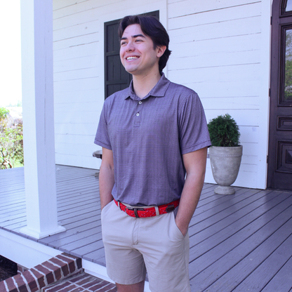 The Lamar Woven Elastic Stretch Belt: Small