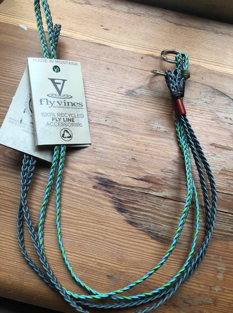Flyvines Original Recycled Fly Line Braided Lanyard: Mix of colors
