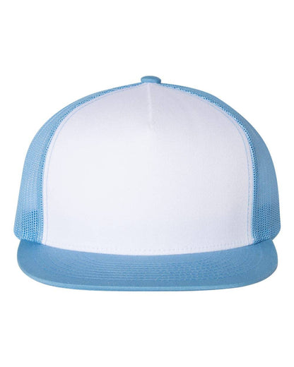 YP Classics®, Yupoong 6006 - Flat Bill Trucker Cap - 6006: White