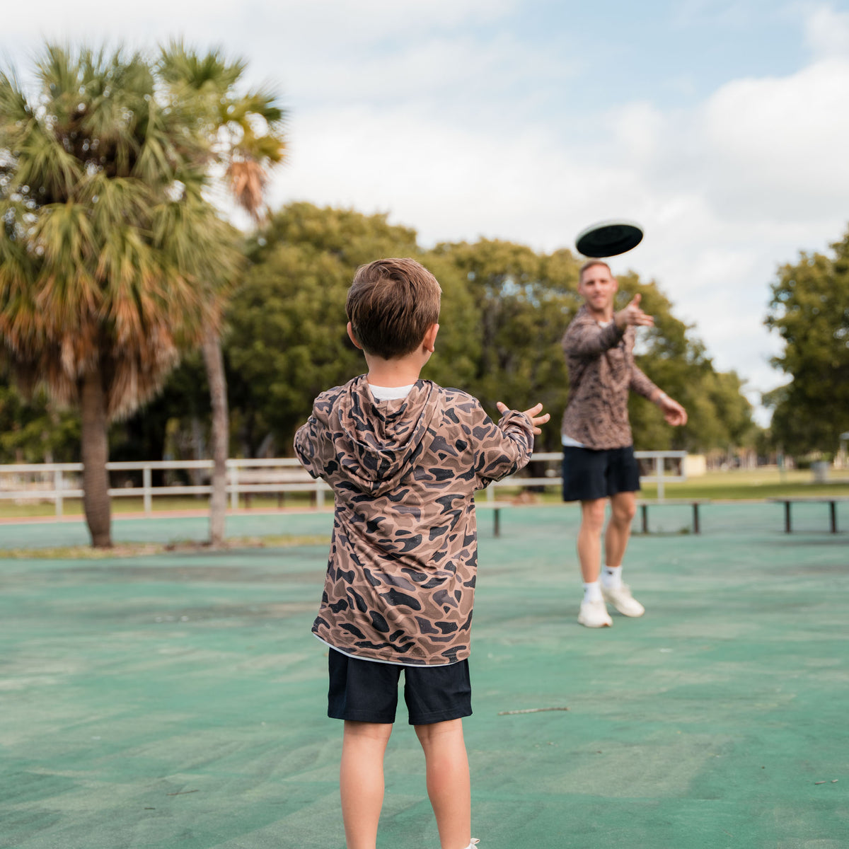 Youth - Fleece Hoodie - Gauge Camo: Medium (8)