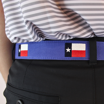 The Lone Star Embroidered Belt: 34