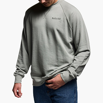 XTRATUF Crewneck French Terry Sweatshirt- Nuetral Grey