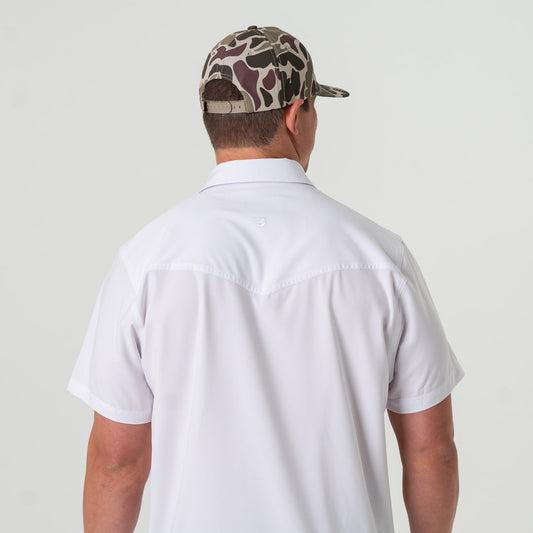 Performance Western Shirt-White