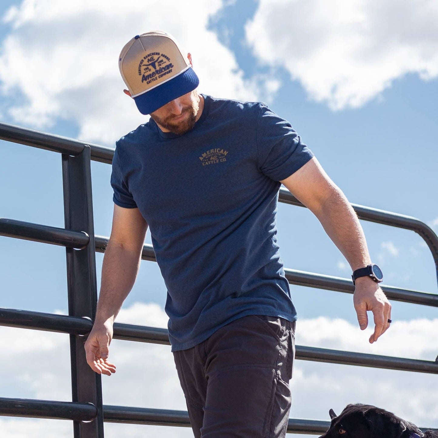 Certified Ranchers Association Hat: White/Khaki