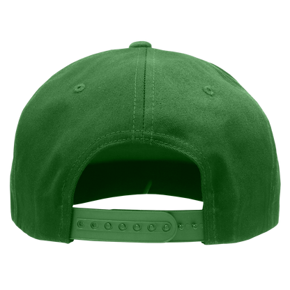 Decky 1041 - Classic Flat Bill Golf Hat with Rope, Snapback: Black