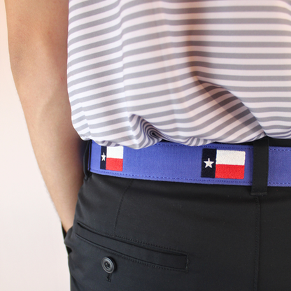 The Lone Star Embroidered Belt: 34