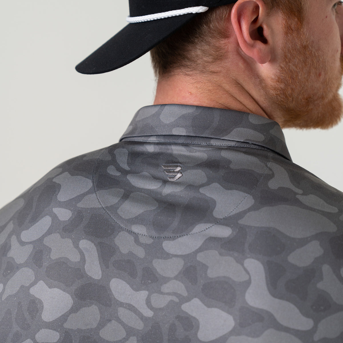 Performance Polo - Stone Camo