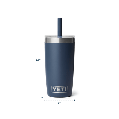 RAMBLER® JR. 10 OZ TUMBLER WITH SILICONE STRAW LID