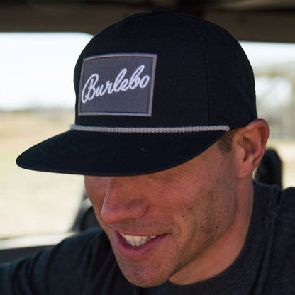 Cap - Burlebo Patch Script-Black