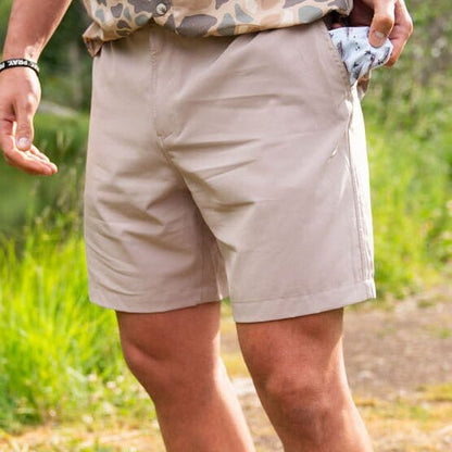 Everyday Short - Cobblestone Khaki - Duck Hunt Pocket