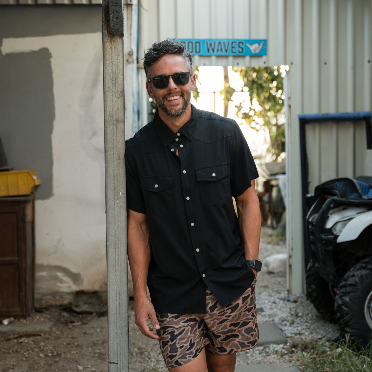 Performance Western Shirt - Black