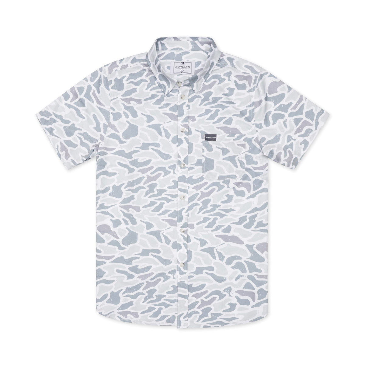 Performance Button Up - White Camo